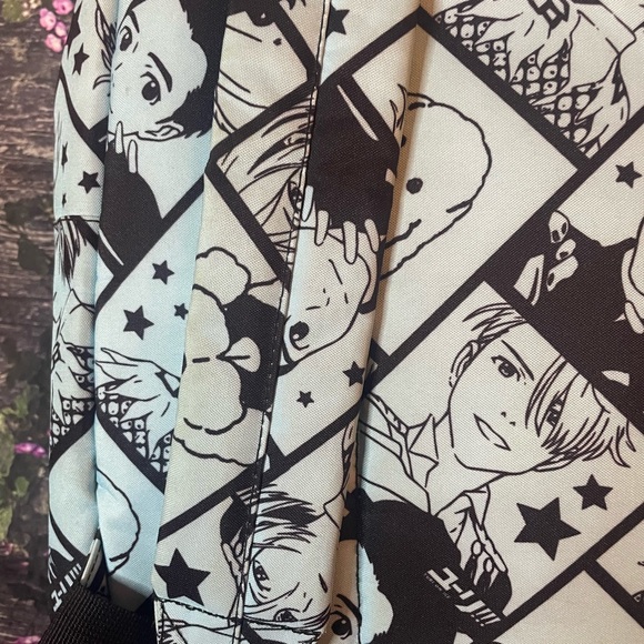 Hot Topic Exclusive YURI!!! on ICE Katsuki Yurio Viktor Anime Backpack - Picture 10 of 16